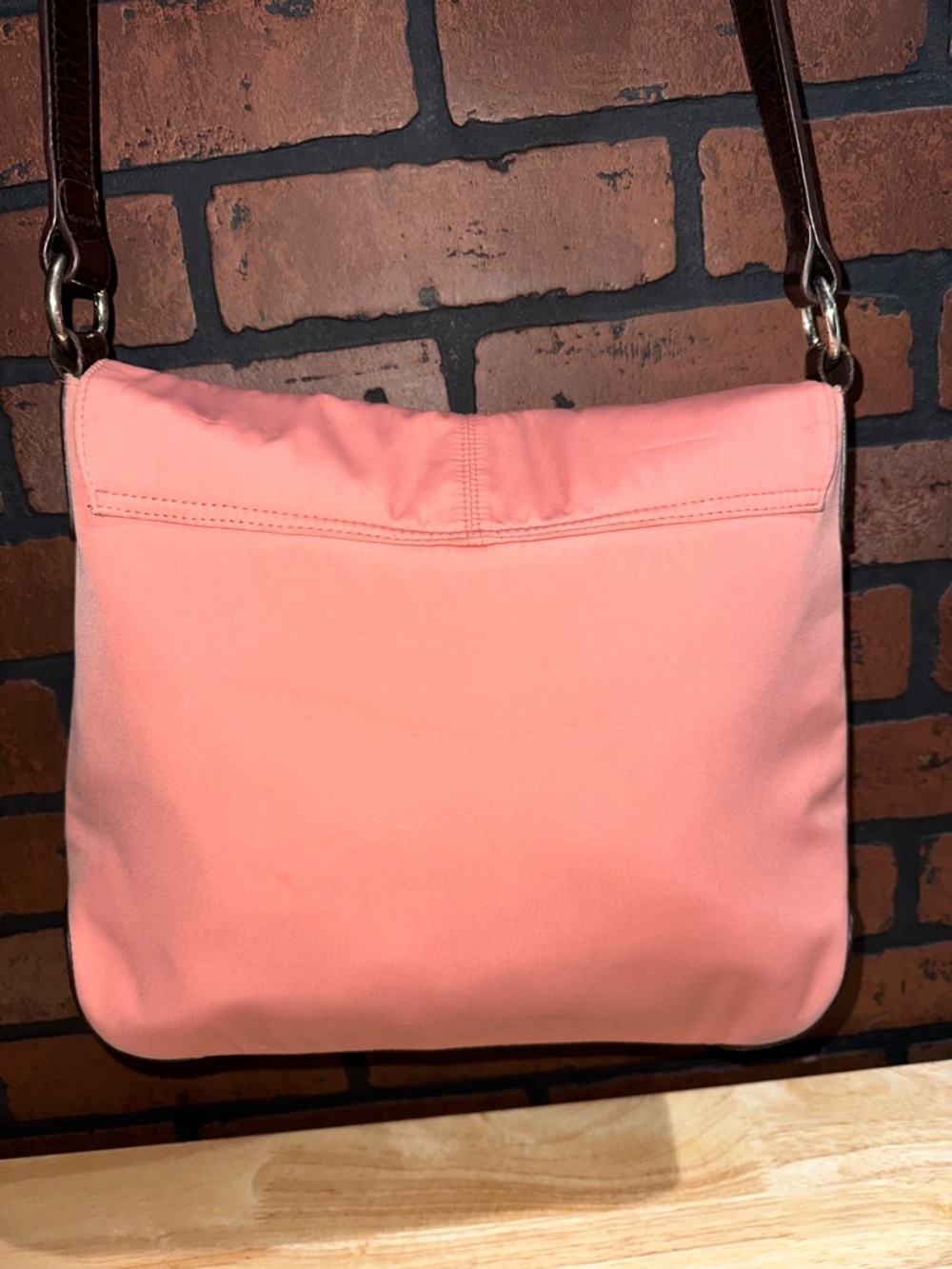 Ralph Lauren Coral Pink Shoulder Crossbody Bag - Picture 5 of 14